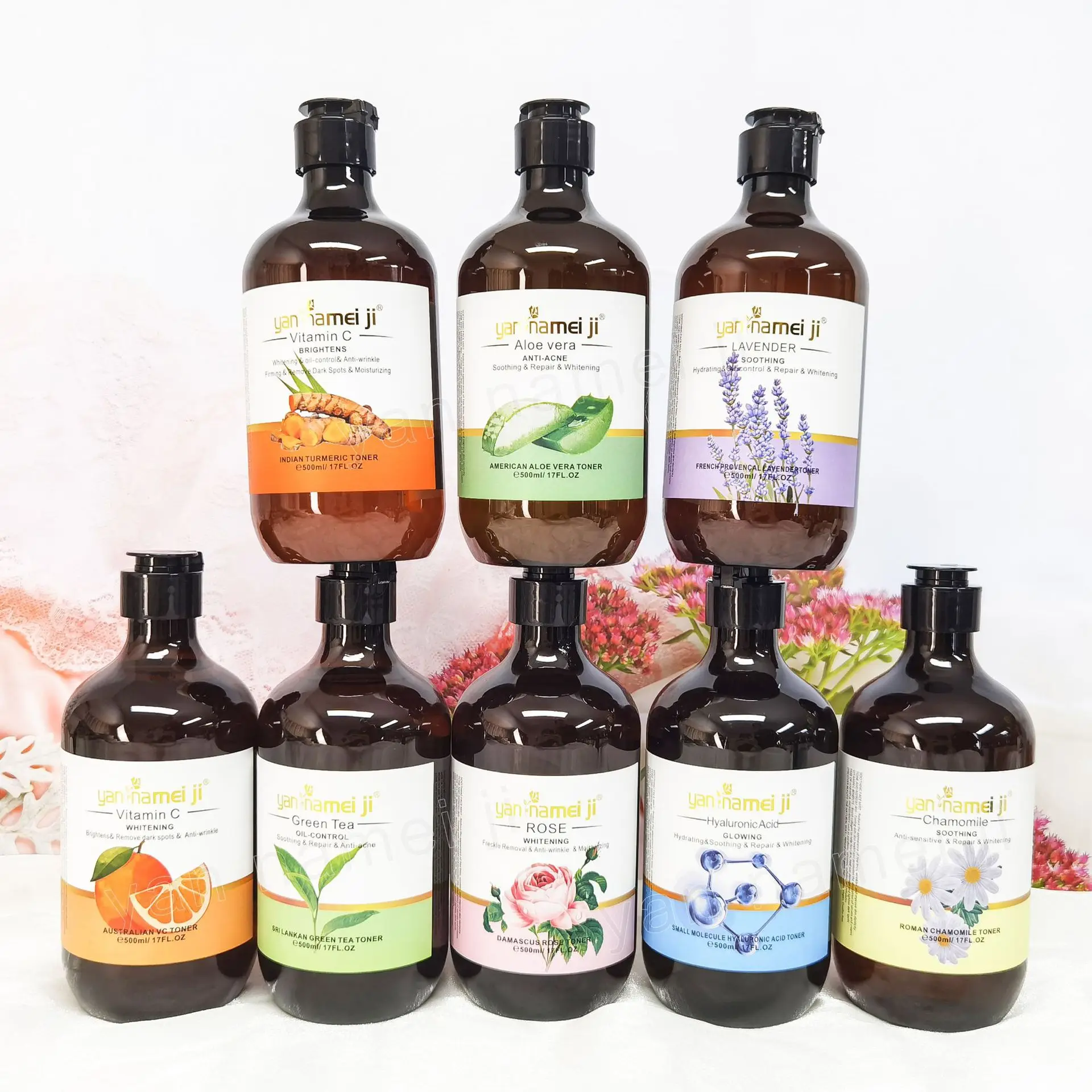 Women Face Skin Toner Hot Selling Rose Water Vitamin C Beauty Skin Care Moisturizing Whitening Brightening Beauty Face water