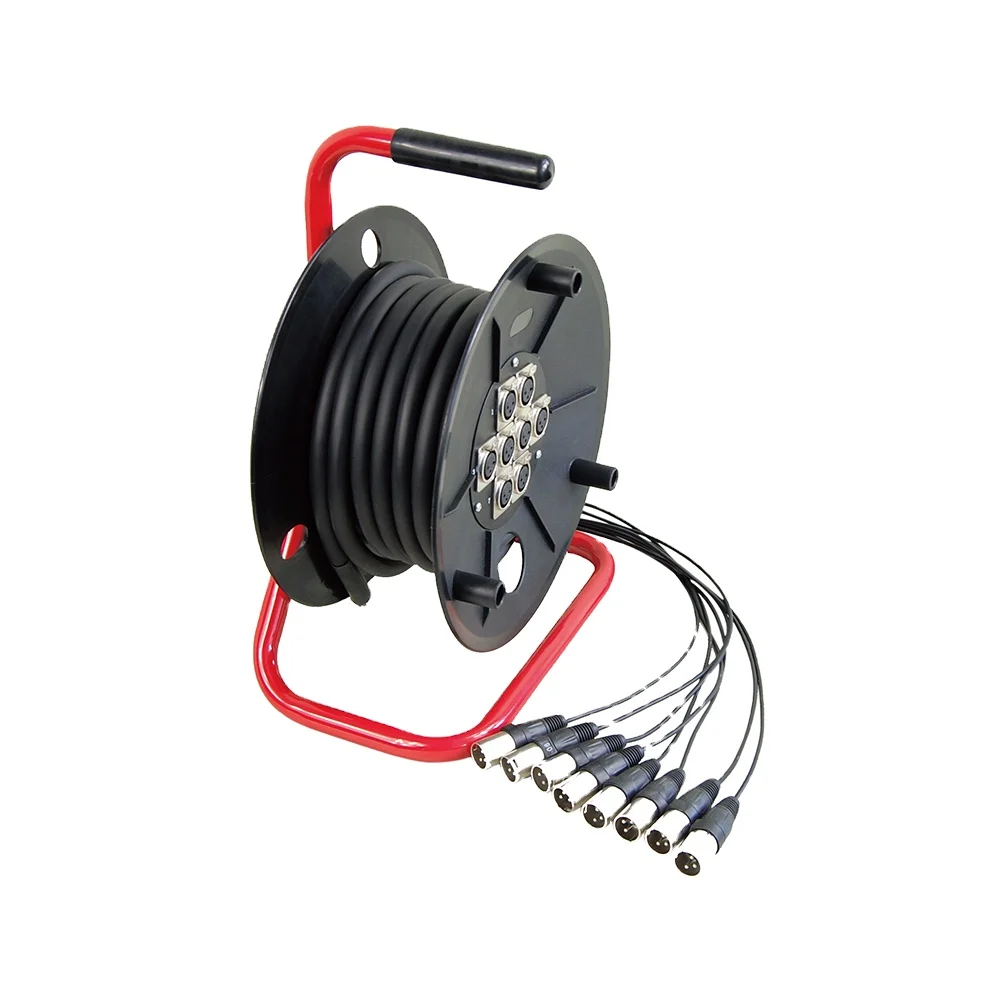 10 Meters Reel Xlr Stage Snake Cable Box with Reel