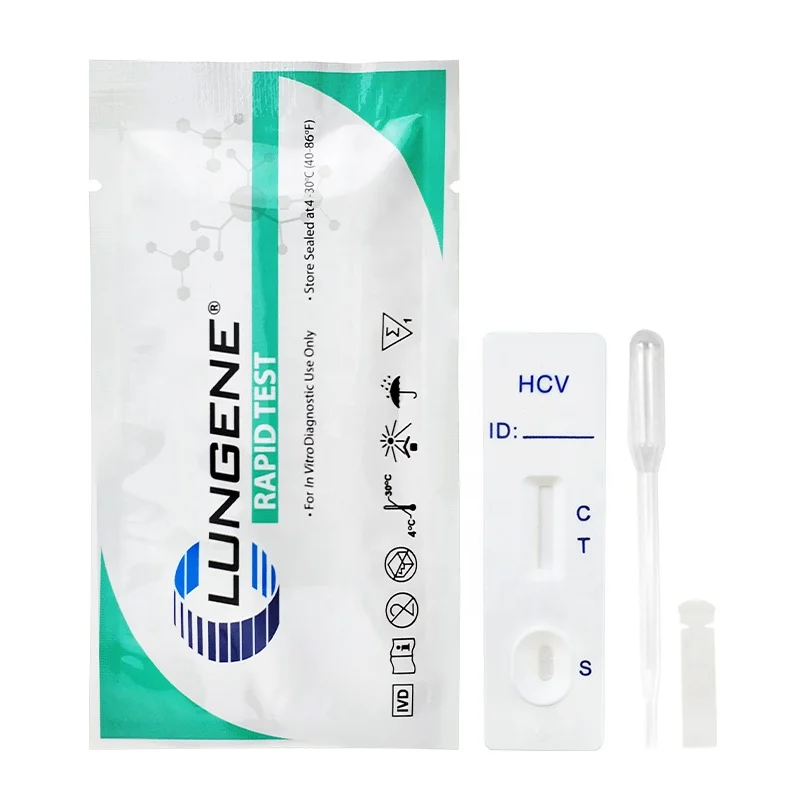 Набор для быстрого тестирования на антитело GooDoctor Hcv, сыворотка для крови в плазме, кассета для тестирования на вирус гепатита C