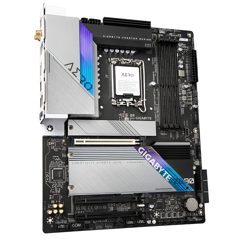 GIGABYTE INTEL Z690 AERO D   (rev. 1.0)ith Intel WiFi 6E AX210 Supports 12th Gen  Gaming Motherboard