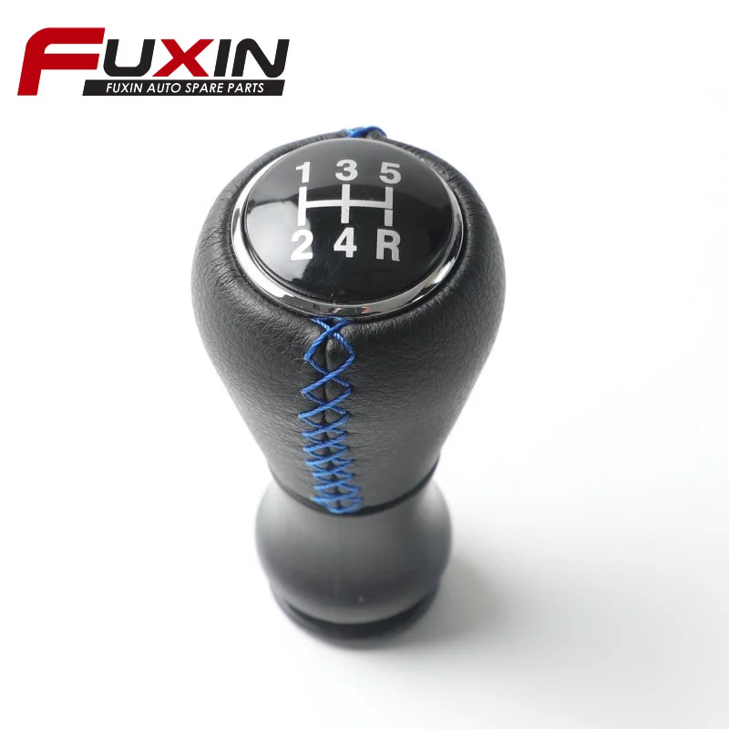 Car interior spare parts manual transsmission handball 5 speed leather for peugeot 406 gear shift knob