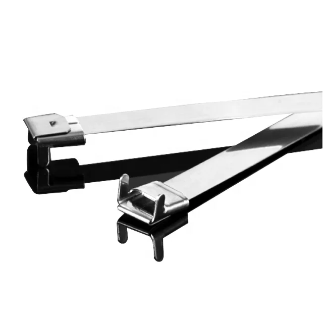 High Tension Stainless Steel Cable Tags Cable Tie Marker Stainless Steel Cable Band