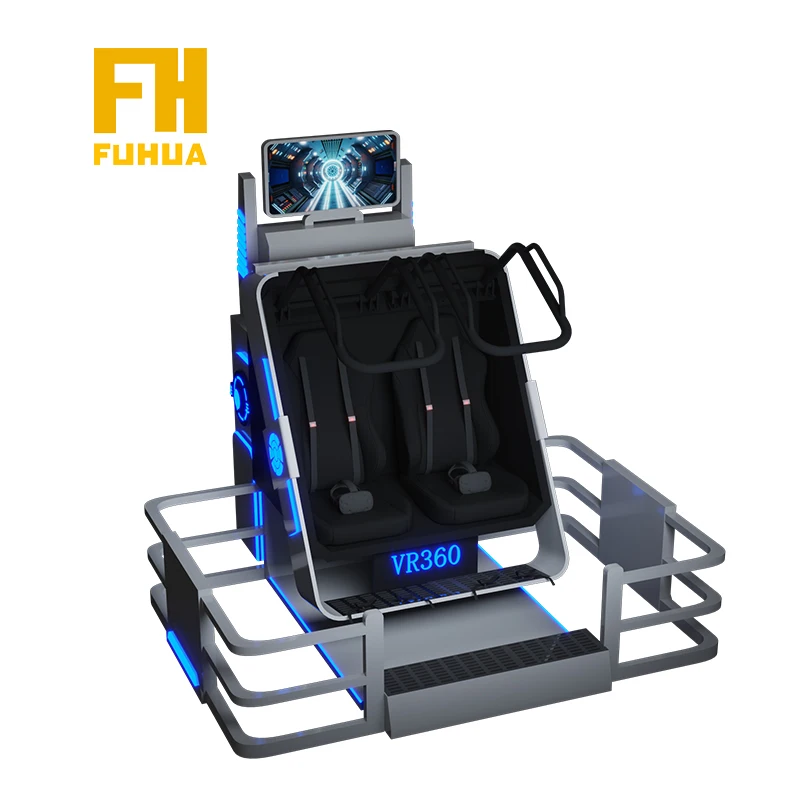 32 inch large screen 720 degree VR glasses enjoy  flight simulator the exciting and fun massive games  equipment with 2 seater