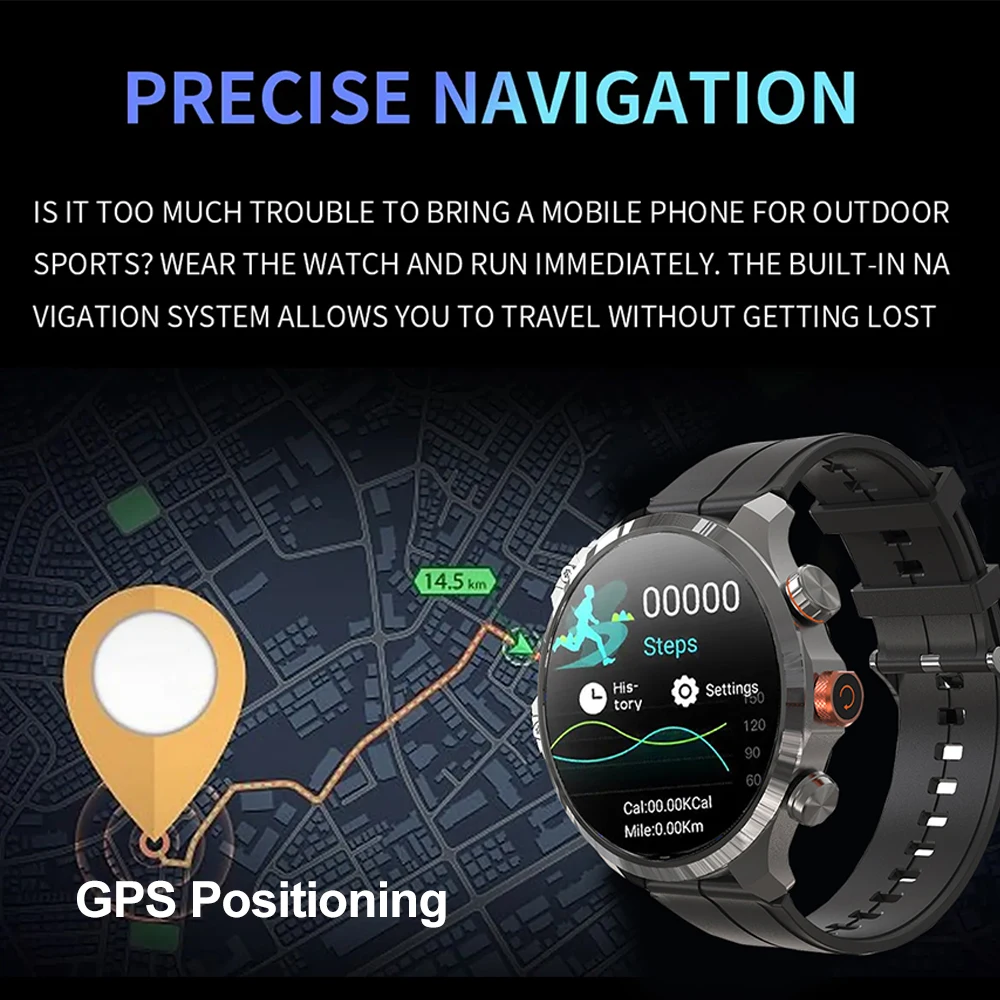 New High Quality Adult Smart Watch For Men Sports Fitness 4G Wifi Gps Watches For Android Ios Smartwatch Relojes Intelligente