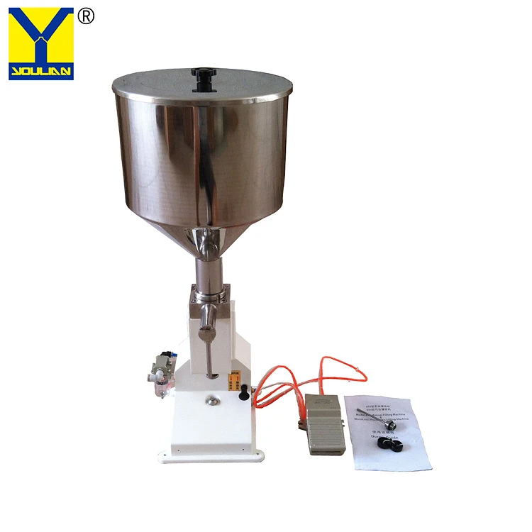 A02 Piston Essential oil Liquid Filler Machine Jam Peanut Butter Shampoo Cream Gel Beverage Bottle Filling Machine