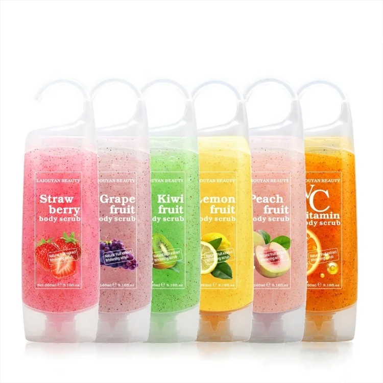 Yesnow Fruit Scrub shower gel body exfoliating dead skin hydrating clean lasting fragrance skin care Gel