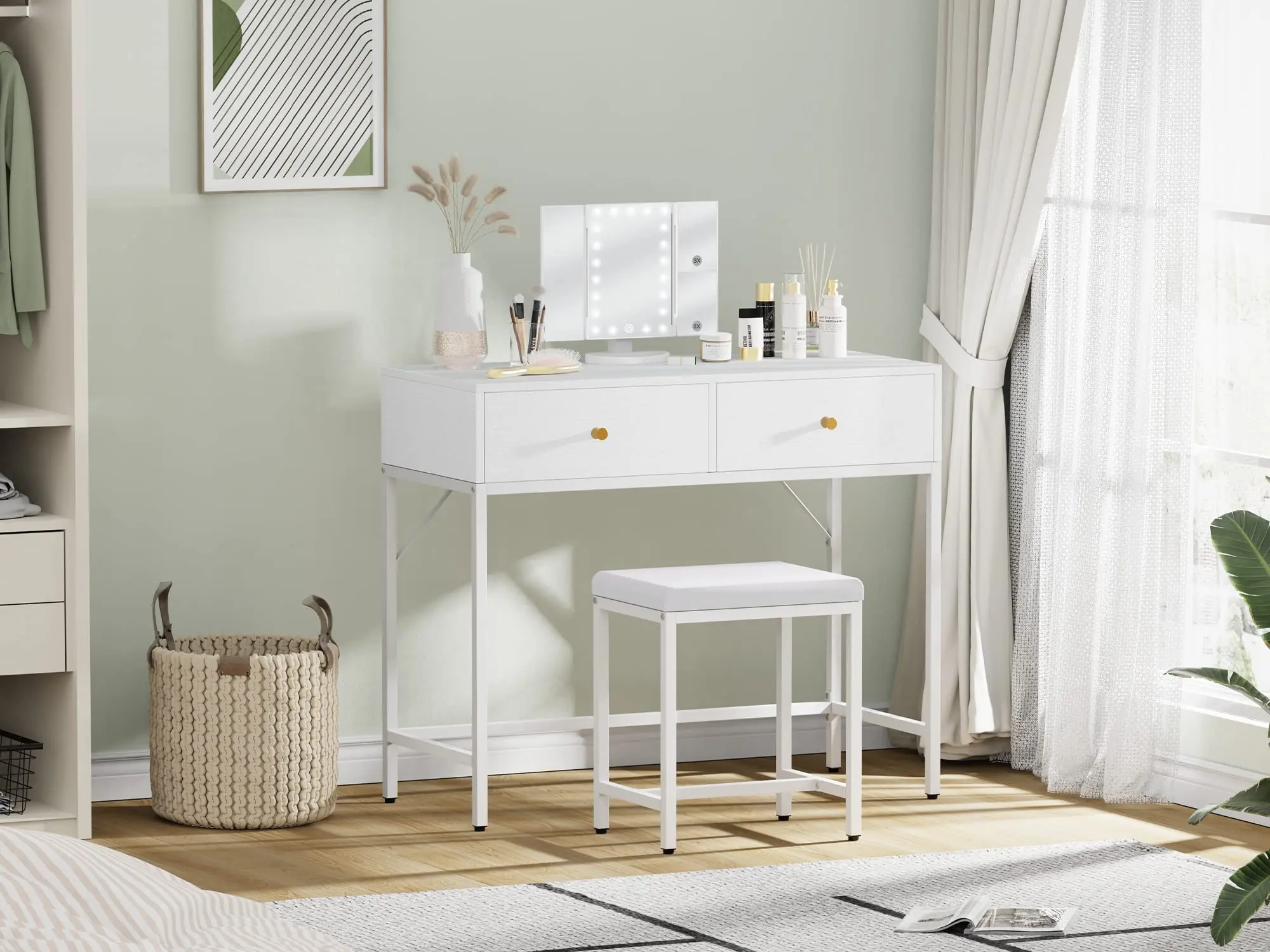 black and white bathroom vanity furniture book shelf wooden for kids metal crystal mirror home office for girl