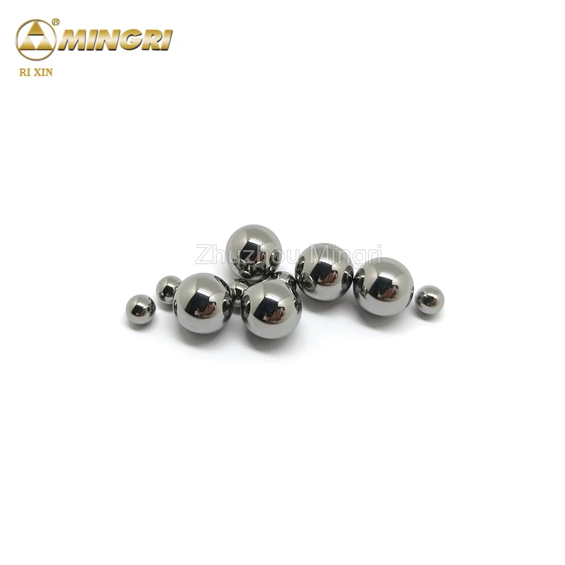 Zhuzhou manufacturer supply tungsten cemented carbide valve bearing balls