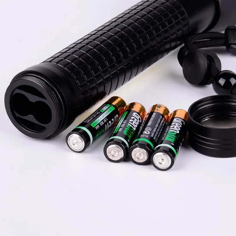 Multi-function Waterproof AAA Battery Powered led Flashlight  Magnetic Aluminum Car Safety Hammer Work Light Torch