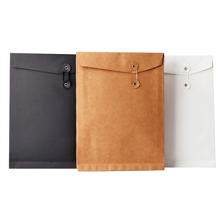 modern novel design packaging boxes kraft hanging lingerie envelope box shape file packaging