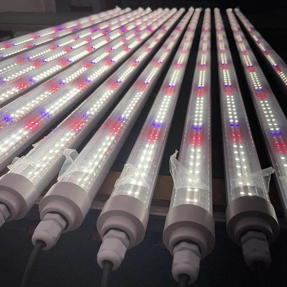 uv cultivation light led grow bar t8 full commercial spectrum 8 ft 65w for greenhouse plants