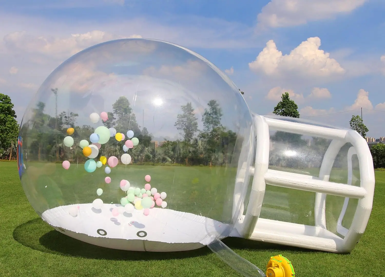 Hot selling inflatable bubble tentwith tunnel inflatable bubble house dome tent  for party