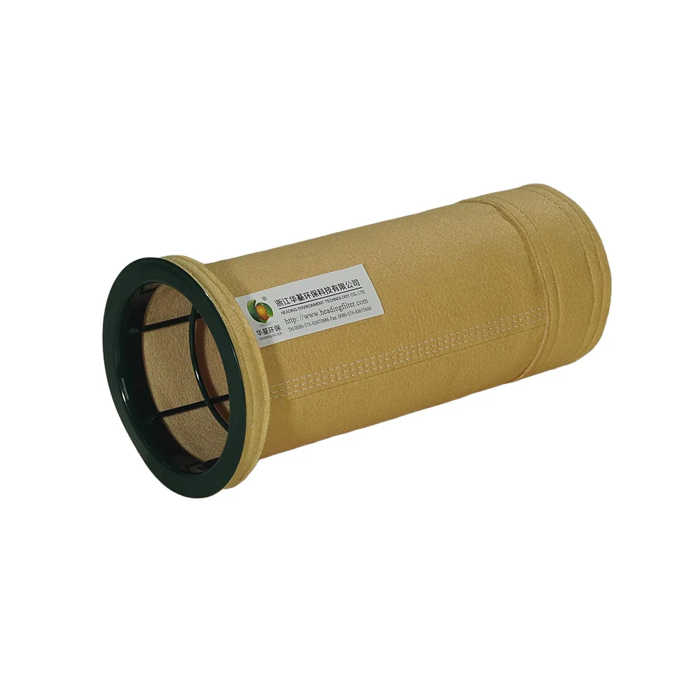 China Heading Filter PE Nomex Acrylic PPS PTFE Polyimide Fiberglass industrial gas air dust collector filter bag