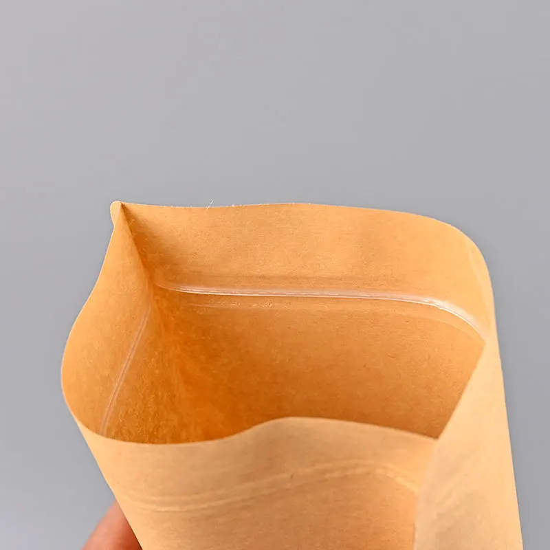 Food grade vertical plastic baking bread bags oil proof and waterproof food packaging storage Bag with transparent windows