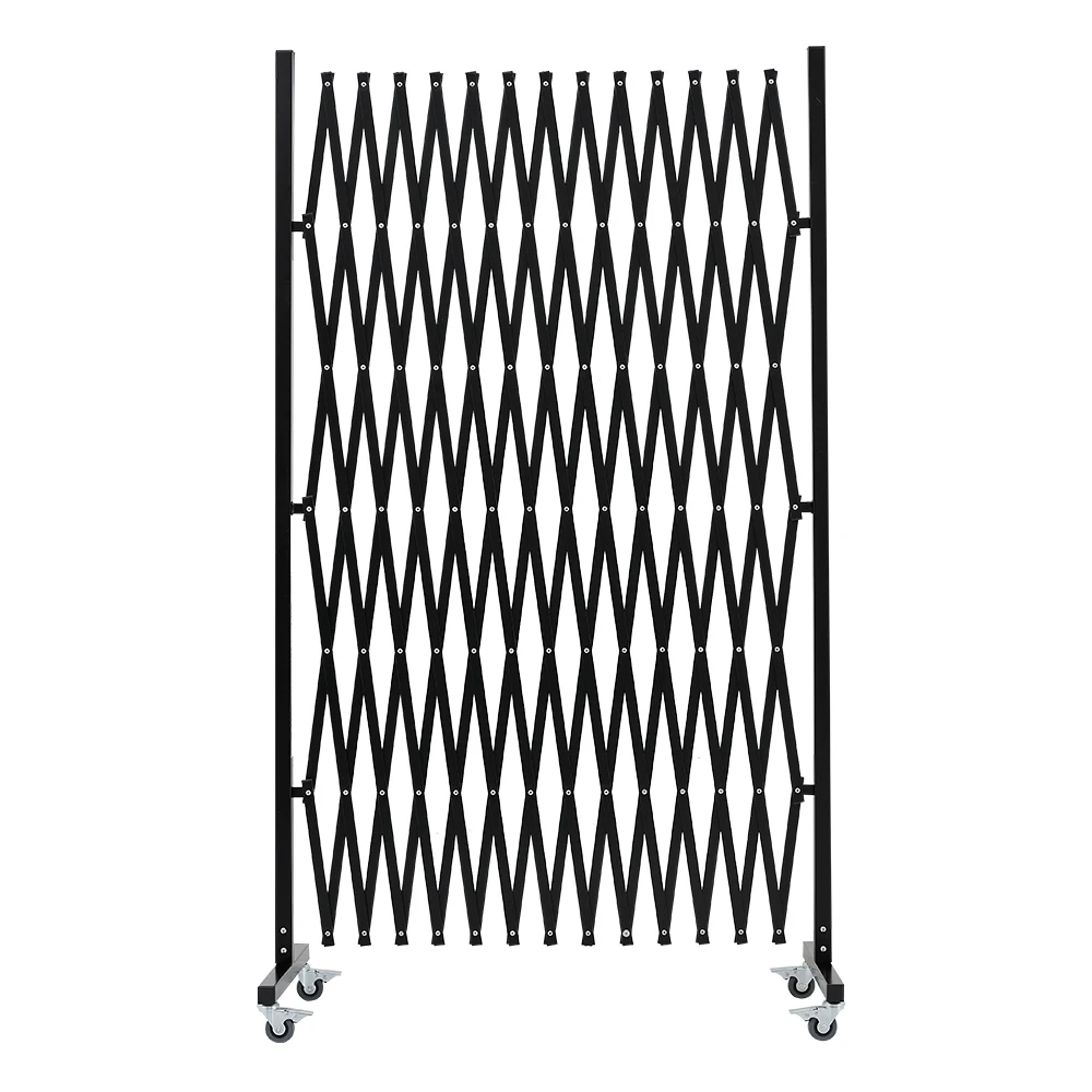 Factory Direct Retractable Security Scissor Gate Aluminum Steel Folding Gate for Indoor Use Outdoor Fold Metal Security Barrier