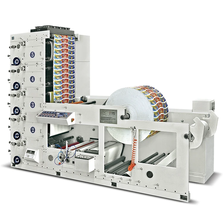 Factory Direct Sales High Speed Automatic 8 Colors Uv Printing Horizontal Flexo Printing Machine For Paper Cup