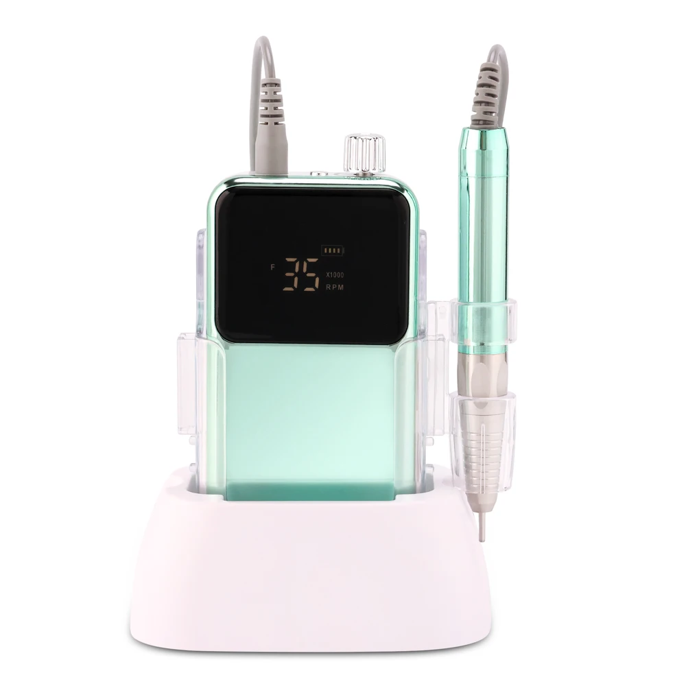 Brushless 85w Nail Drill 35000RPM Portable Electric Nail Drill Machine Manicure Set Efile Grinder Bits