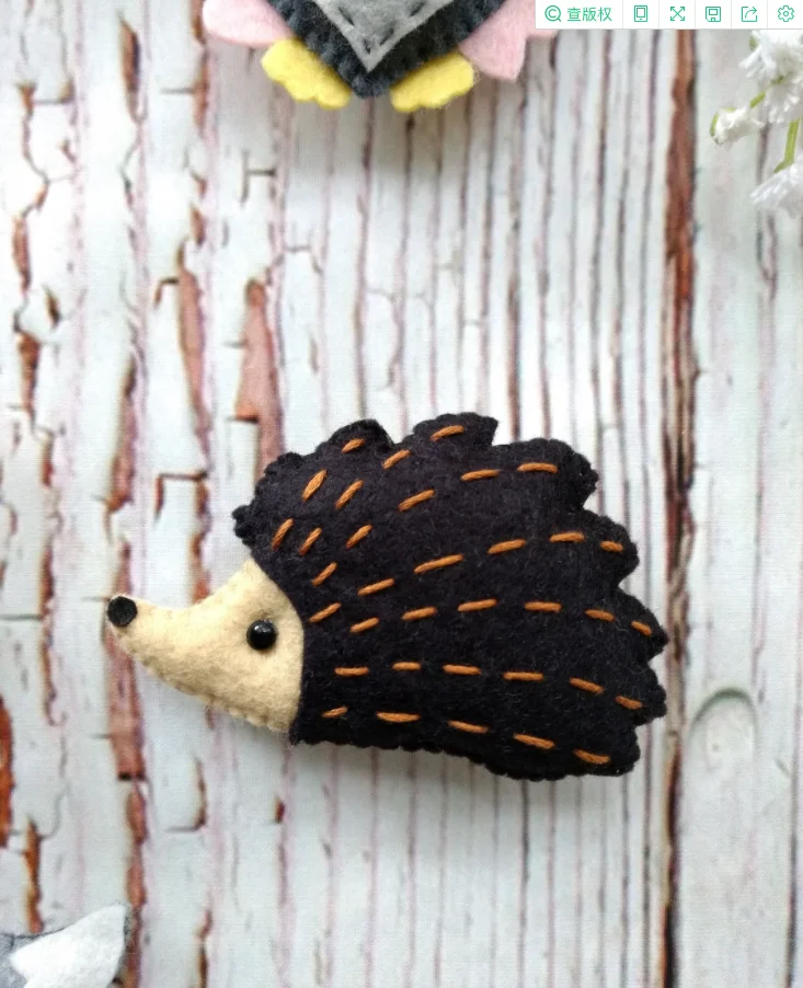 Woodland felt Stuffed animals Handmade Educational toys Felt forest animals Felt animal ornament