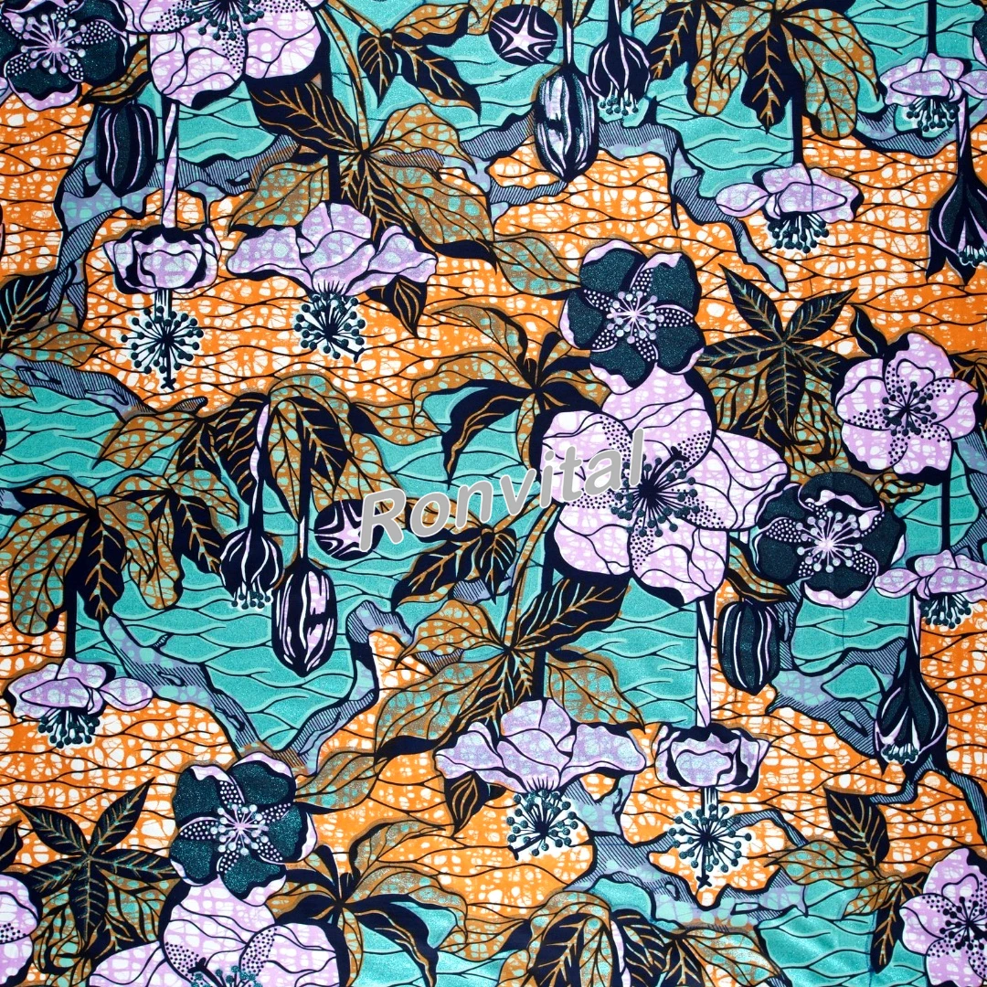 Custom woodine fabric /Made to order veritable real wax fabric /Custom wax print fabric