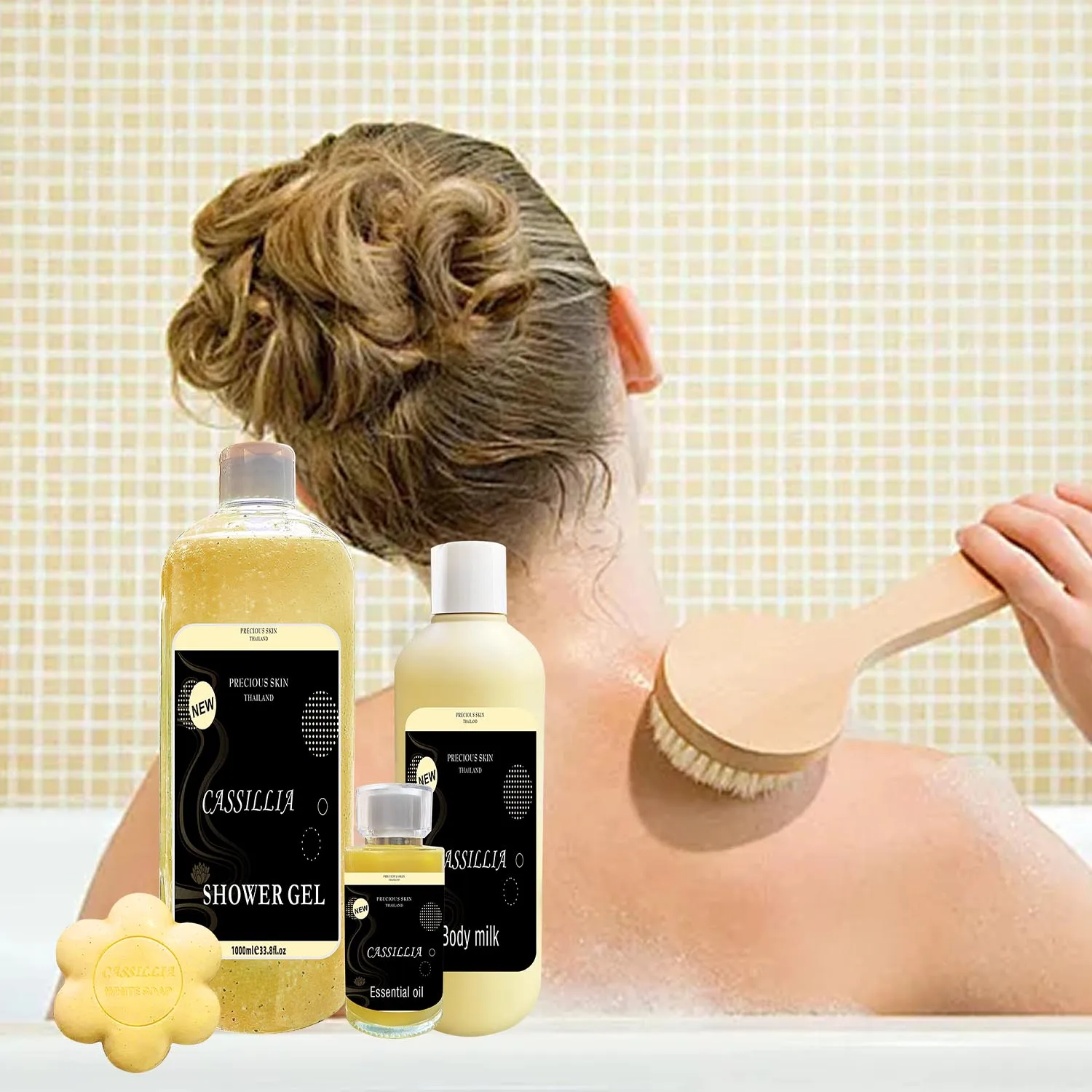 Hot selling Best Spa Gifts Self Skin Care Beauty Product Gifts for Women Shower Gel de douche Body Lotion Soap Home Spa Bath Set