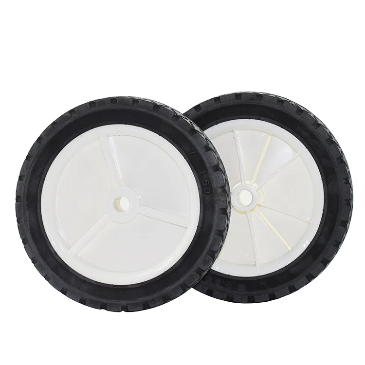Antanker Lawn mower accessories  7in Semi Pneumatic Rubber wheel 9611 lawn mower garden Wheel