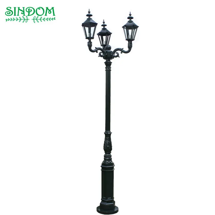 Sindom Latest Design Favorable Price Garden Led Lamp Street Decorative Pole Light