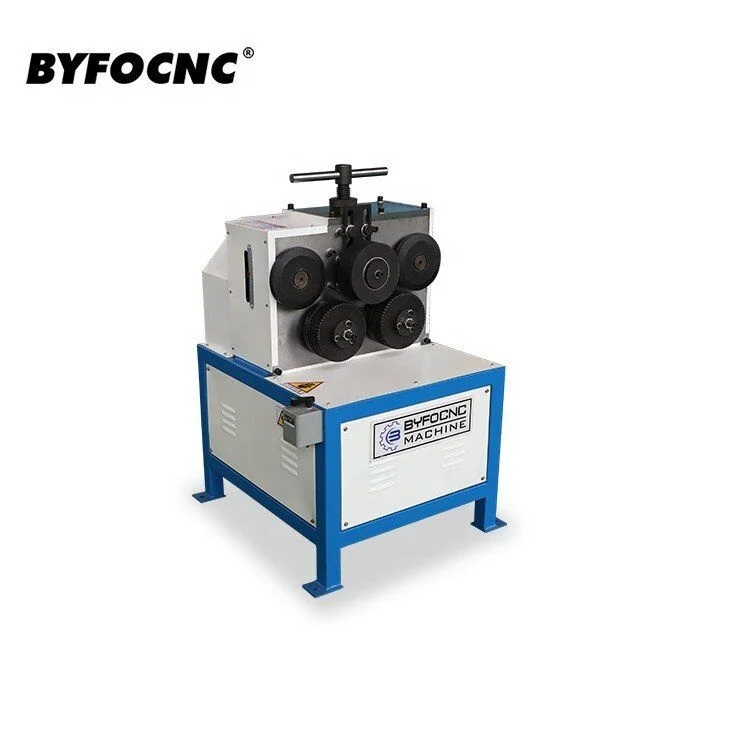JY-50 best price Round Pipe Steel Angle Roll Bender Profile Bending Machine