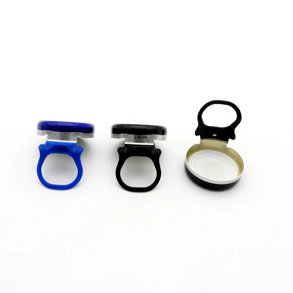 Wholesales Juice Soda Bottle Ring Pull Caps 26mm Aluminum Plastic Cap for Beer Bottles