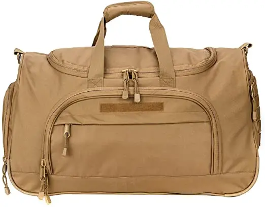 Waterproof Nylon Duffel Bag Tactical Outdoor Gym Bag with shoe compartment Travel Large Capacity Work Out Bags