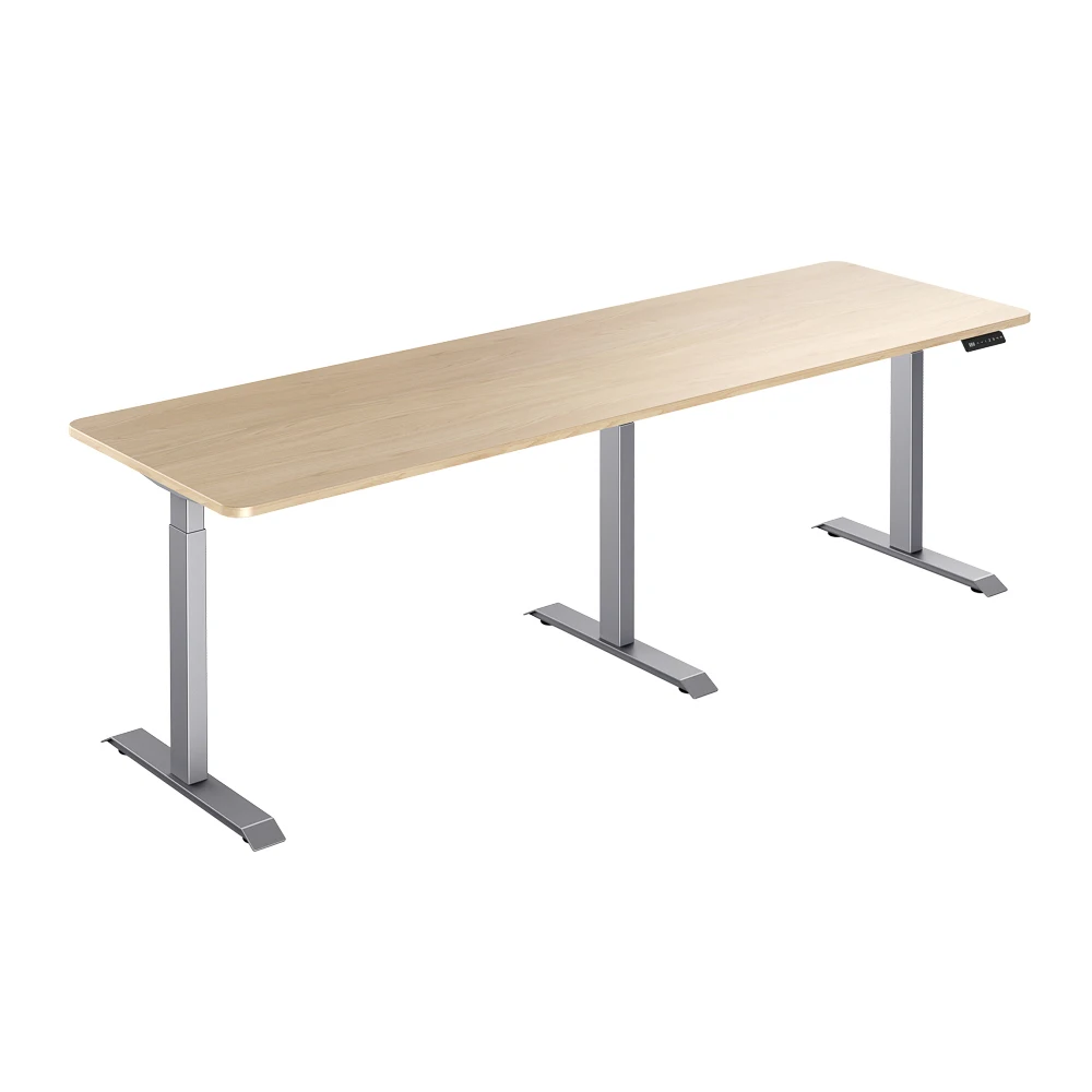 JIECANG 3 Legged Sit Standing Electric Office Furniture Computer Desk Conference Meeting Table
