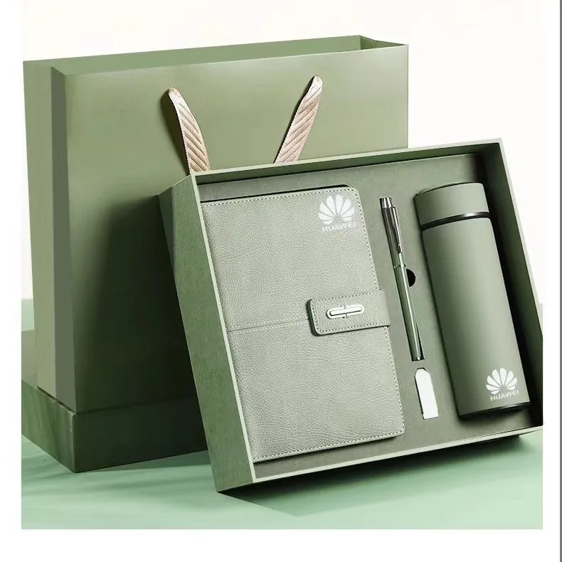 Promotional Activities Gift Sets Notebook Pen bottle USB business Gifts with Custom logo Corporate Stationery Supplies gift sets