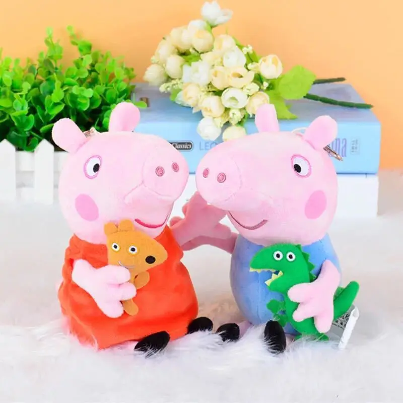 40cm Most Popular Famous Cartoon Plush Dolls Anime Stuffed Peppas Pink Pig Plush Toys for Kids
