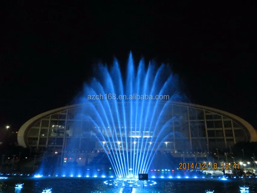 Customized Outdoor Landscape Water Feature High Spray Music Dancing Pool Fountains