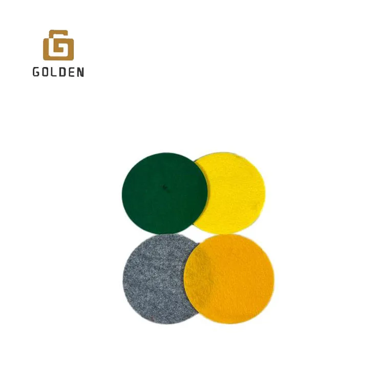 Golden Punch Needle Pillow Mushroom Tote Felt Bag Thick Grow Bylon Acrylic Stiff Printed Rpet Felt Fabric Needle Punched Felt