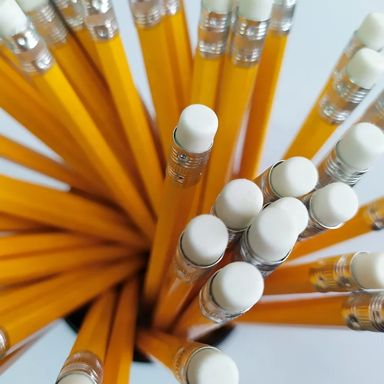 Free Sample Wood Pencil Factory High Quality HB Pencil Wholesale Standard Student Wood Pencils Custom Logo And Brand Stationery