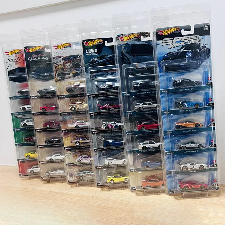 Plastic Packaging Blister Pack Tray Hotwheels Protective Case For Hotwheels MatchBox Cars Packaging