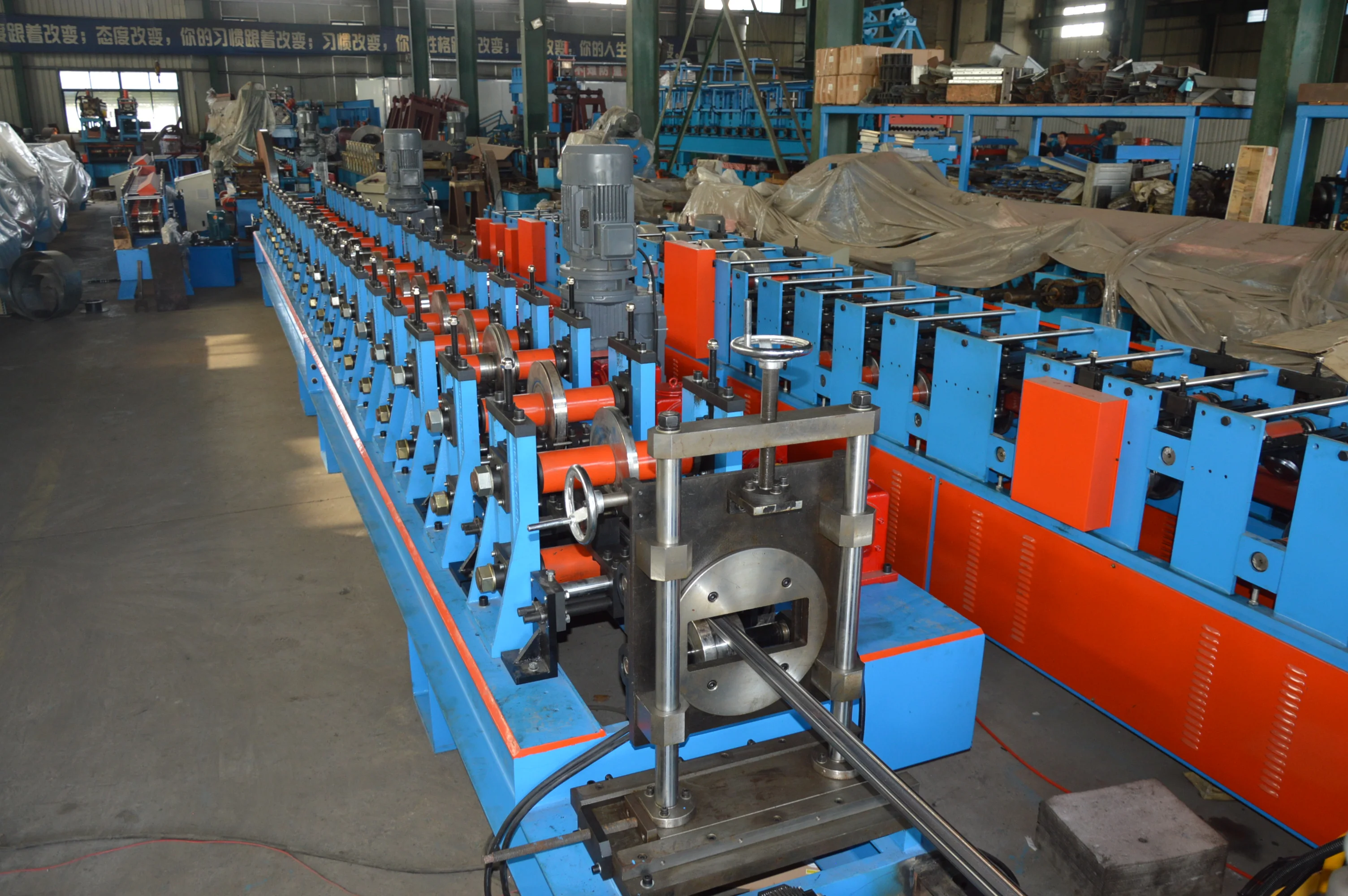 High Performance  Cu Channel Solar Panel Roll Forming Machine for Building Material