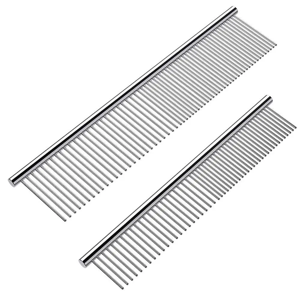 dog grooming comb stainless steal cat shed slicker brush for dogs animal hair
