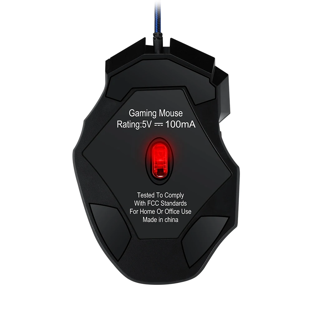 Best Selling 7D rgb backlit glowing computer scroll mouse anti slip breathing light wired gaming mice