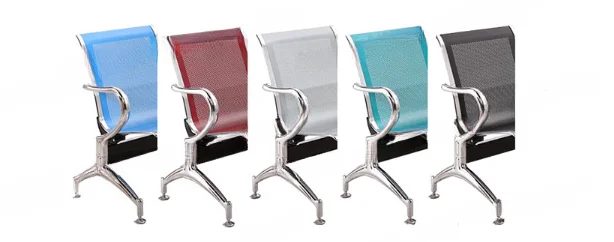 Медицинский KL-ZY008 Keling из нержавеющей стали стул для общественного ожидания в аэропорту Больничная мебель Трехместный зала