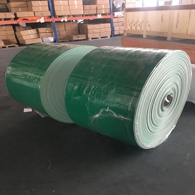 EP100 EP200 green rubber conveyor belt