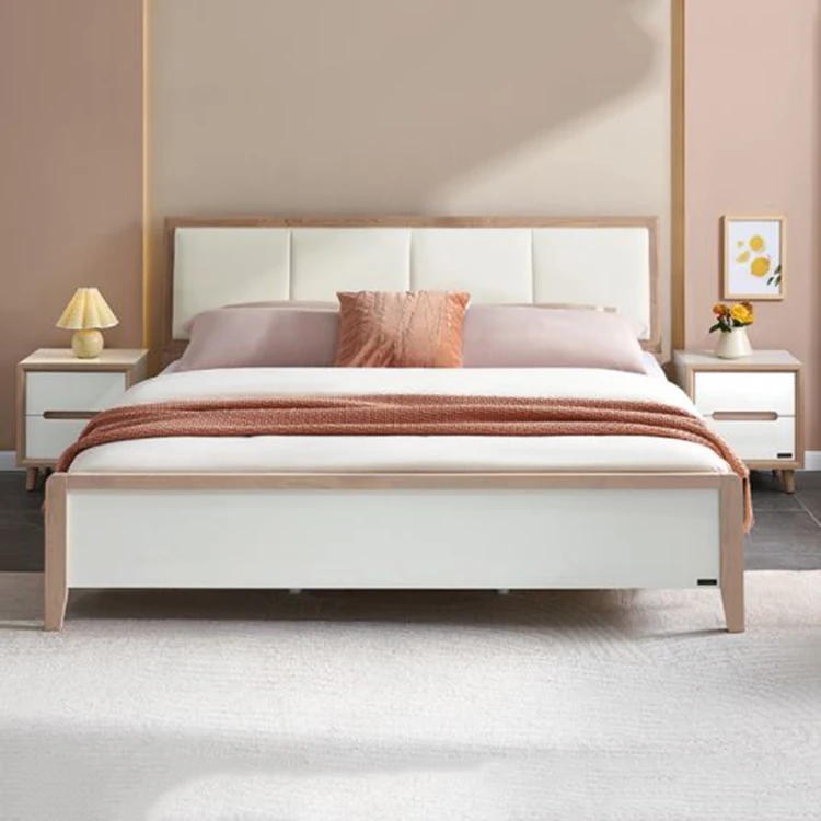 Modern Bedroom Furniture Sets Single King Size Double Wooden Bed Frame