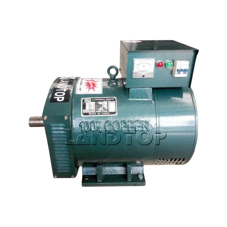 ST STC 10kw ac alternator 1 phase 3 phase brush alternator generator good price