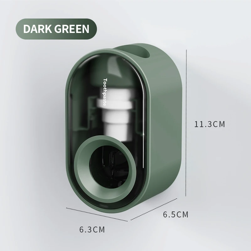 insha hot sale wall mounted non perforated automatic toothpaste dispenser for bathroom