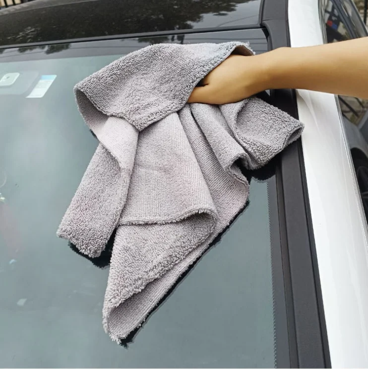 Extra Soft  20X30 1400 Gsm 70/30 Microfiber Towel Car Drying Car Drying Towel 1200Gsm Fleece Micro Fiber Micro Fibre Towel