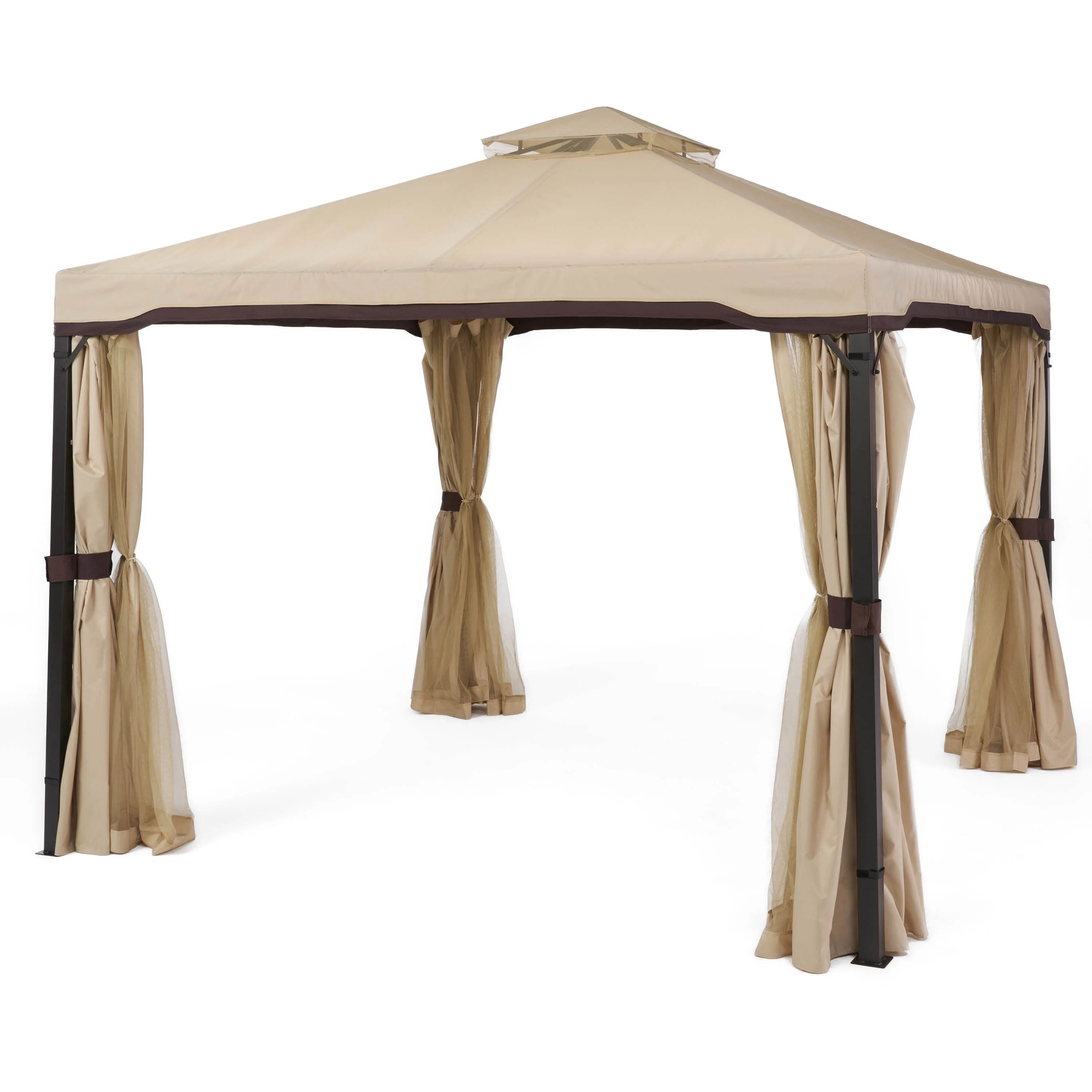 Free Shipping Outdoor Gazebo With Mesh and Curtain