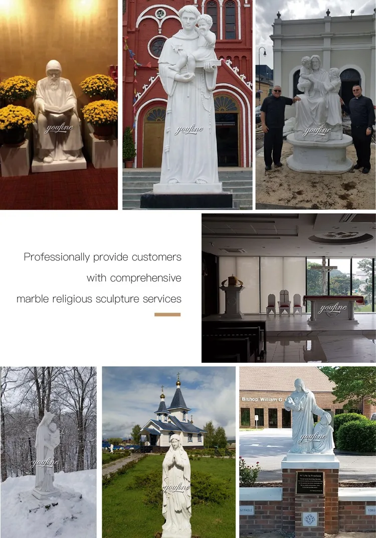 Marble Mary Statue Feedbook
