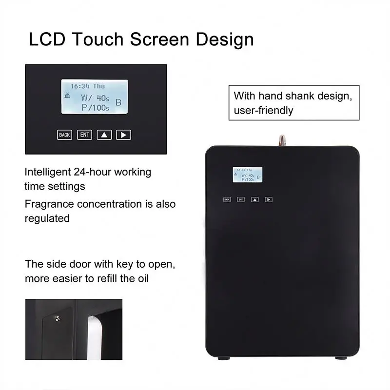 Security appliances scent oil machine for hotel air freshener dispenser essential oil diffuser scent air device