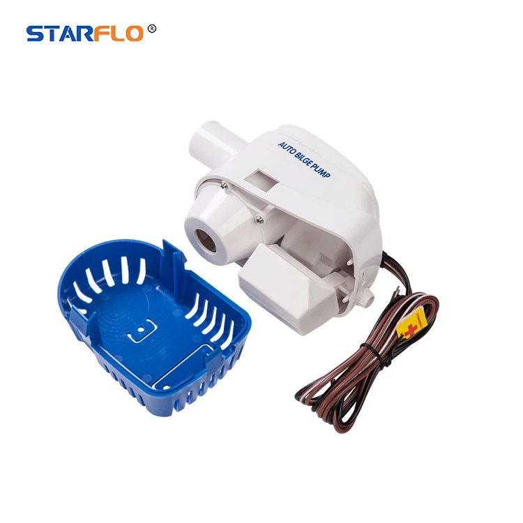 Starflo с батарейным питанием 1100GPH 12V / 24V DC автоматические Трюмные насосы Электрический Правило морской погружной насос
