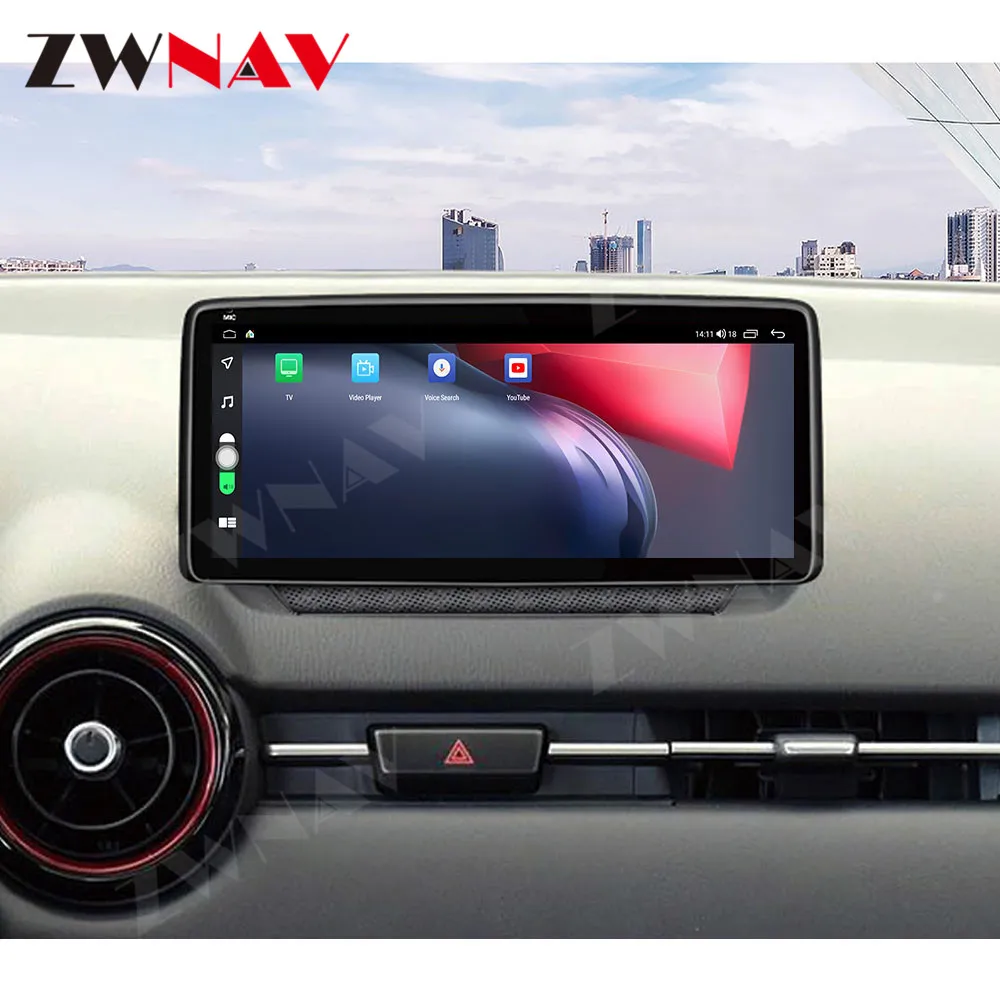 ZWNAV Android 10 0 128 Автомобильный мультимедийный стерео для MAZDA CX-3 2018 + с авто радио рекордер Carplay GPS навигации
